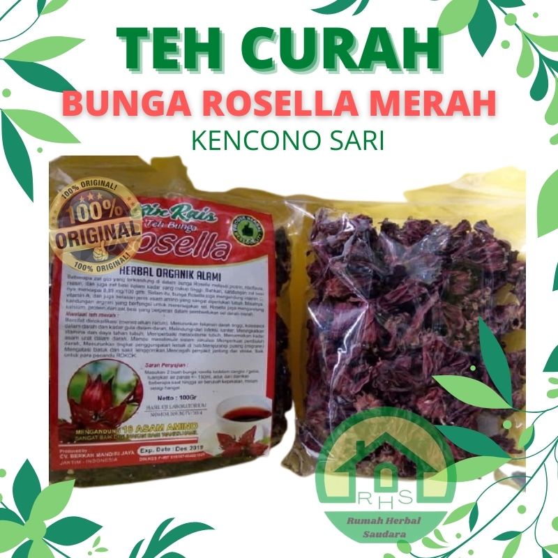 

Teh Bunga Rosela Merah / Rosella Merah Teh Rosella Kencono Sari TEH HERBAL ALAMI ASLI ORIGINAL