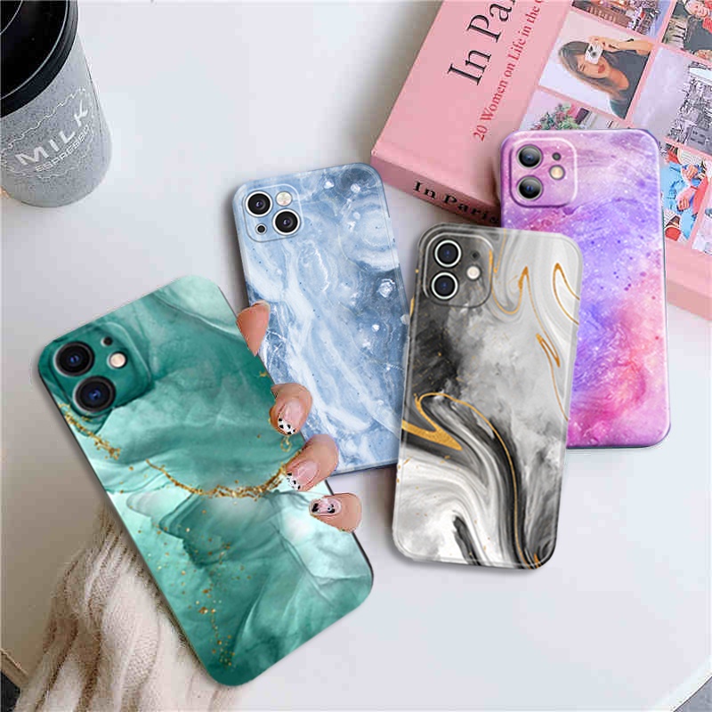 Soft Case Bahan Silikon Motif Marmer Untuk Redmi 10 Note 10pro Note10S Note11 Note11Pro Xiaomi Poco X3Pro M3 X3Nfc Mi 11t Pro Redmi9T Note9S Note9