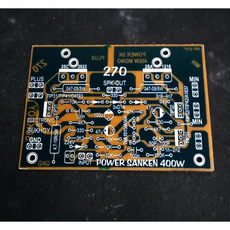 PCB Power SANKEN 400W Mono SAFARI Mono 270