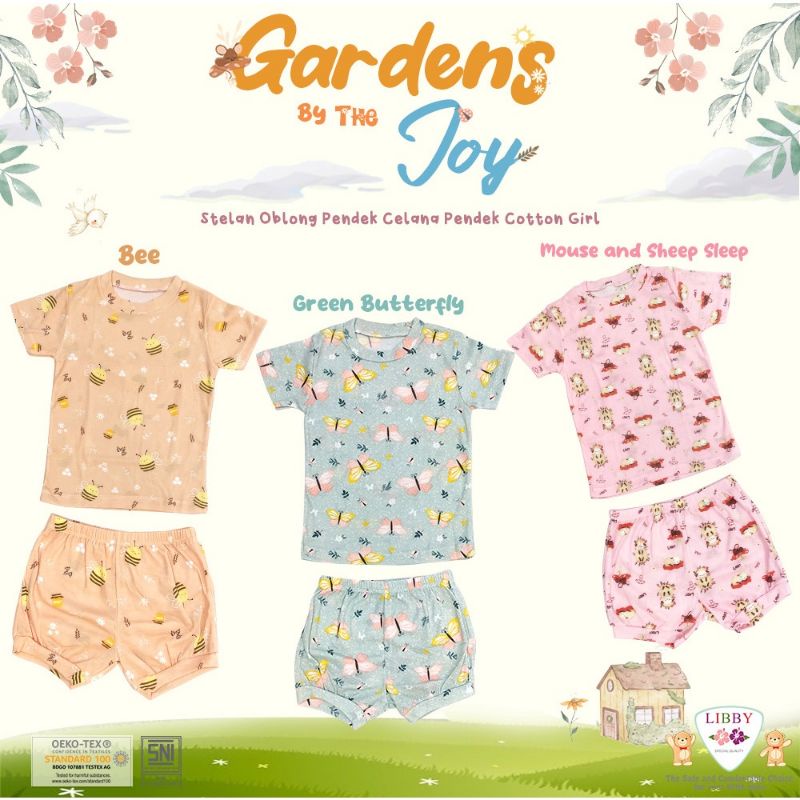 LIBBY Setelan Oblong Pendek Pendek (Cotton Tipis)