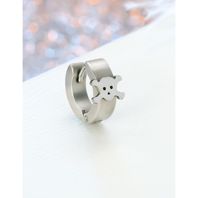 LRC Anting Tusuk Fashion Silver Stainless Steel Earring F66562