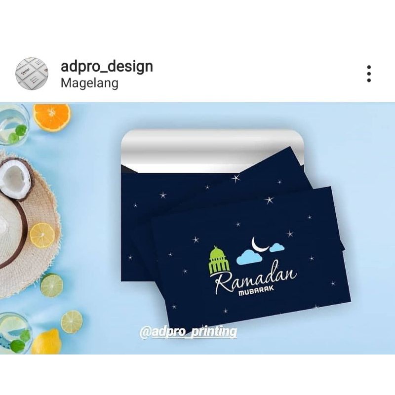 

amplop lebaran ampol idul fitri custom