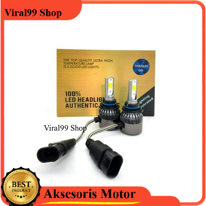 Lampu Motor H7 Led Ninja R25 Pcx Putih Kuning