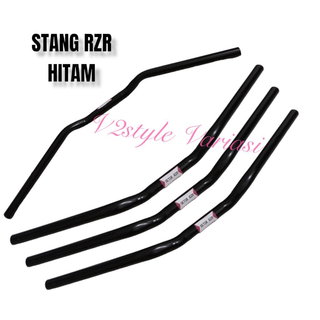 STANG FATBAR HITAM BLACK SERIES ROAD RACE VARIASI SETANG MOTOR UNIVERSAL VIXION CB150R SCORPIO RXKING VERZA BEATSTREET XRIDE SATRIA FU SONIC R150 GTR 150 Ninja R15 PCX NMAX VEGA MIO Byson RZR CB150R R25 R15V2 R15V3 JUPITER X MX KING MX135 GL BESI PIPA