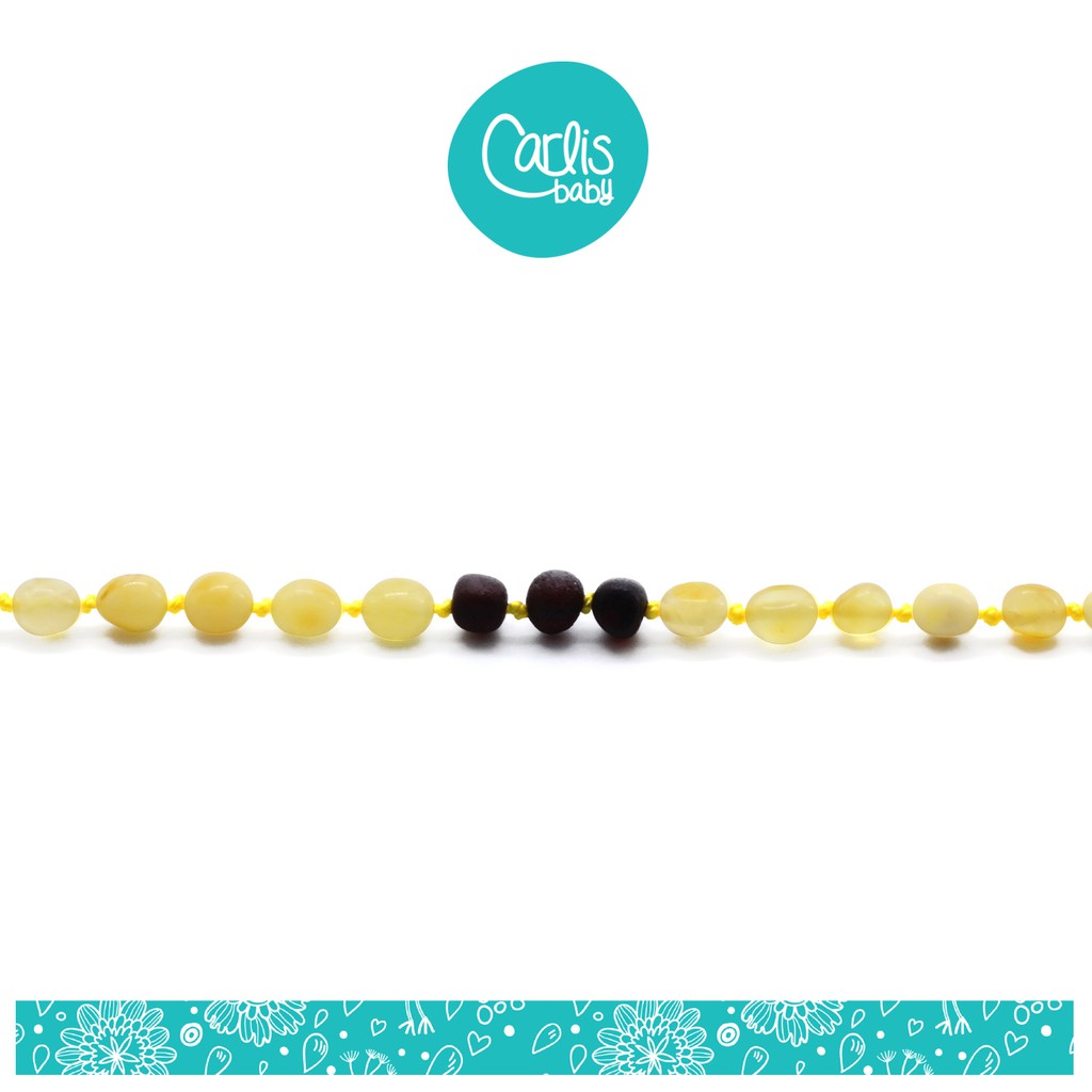 CE130 Gelang Amber Tumbuh Gigi Bayi By Carlis Baby