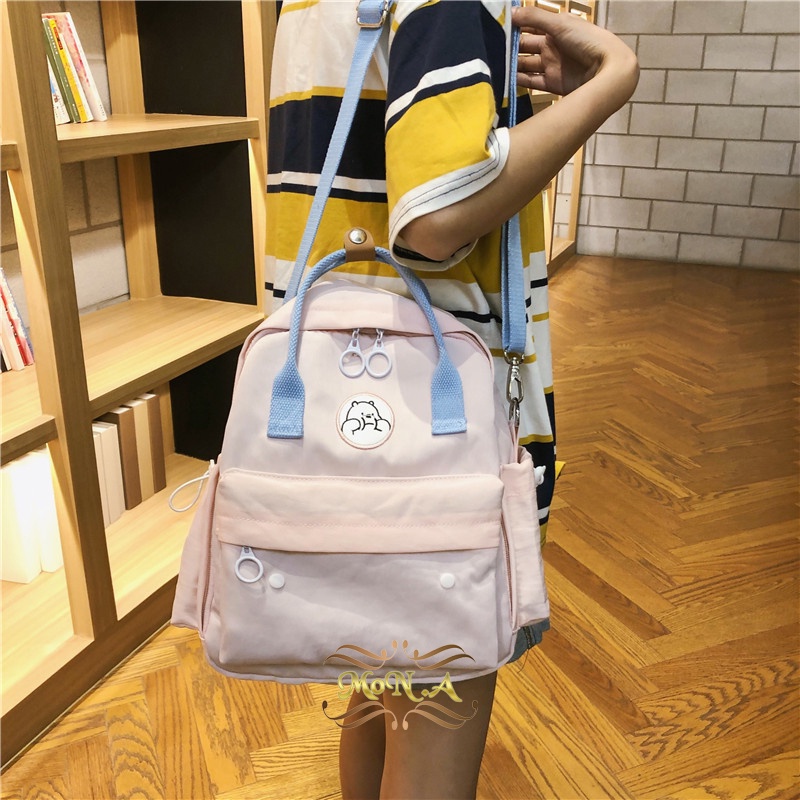 [M.TOYS] Tas Wanita Import Sekolah/Kuliah Hangout Outdoor Backpack Trendy Korea - RANSEL JENNIE 136