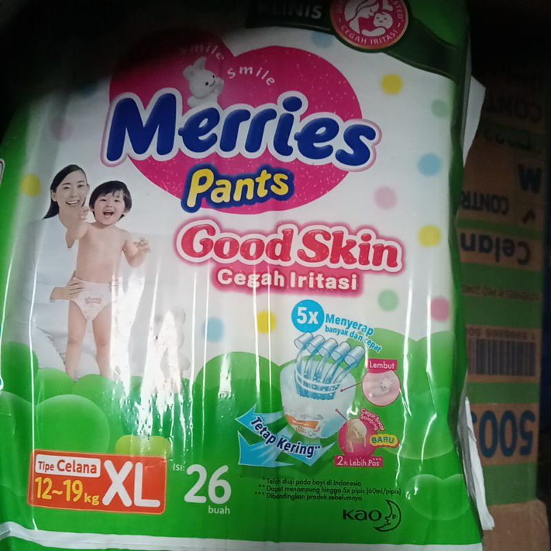 MERRIES UKURAN XL isi 26