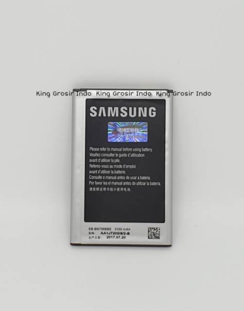 dc88 - Baterai Samsung Galaksi Note3 Neo N750 N7500 Original SEIN 100% Battery Batere Note 3 Neo