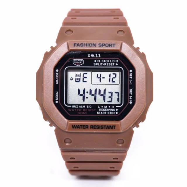 Jam Tangan Wanita Sporty Digital 5111 Strap Rubber