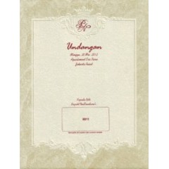 Blangko Undangan Kosong - Erba 8811