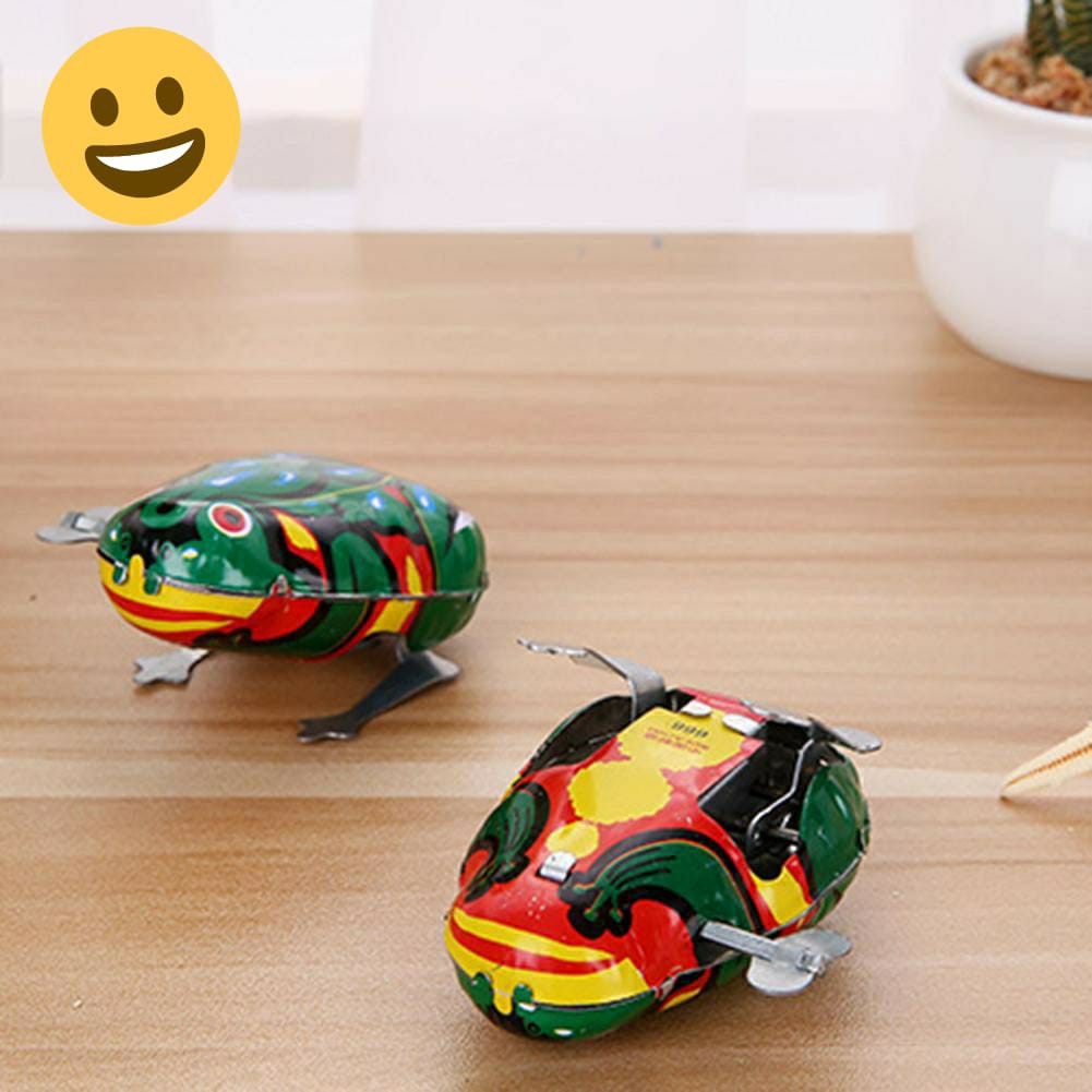 Mainan Katak Wind Up Mini Dapat Melompat untuk Edukasi Anak