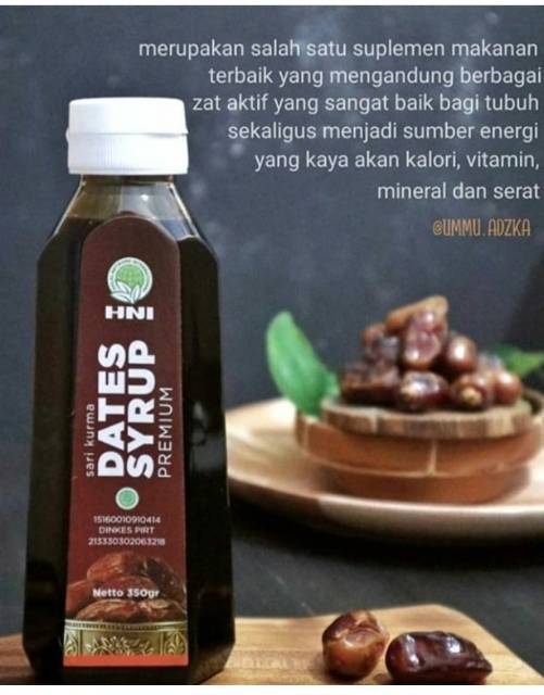 

Sari kurma Dates syrup premium Hpai