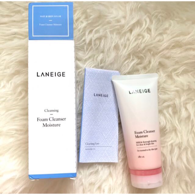 Laneige cleanser foam moisture