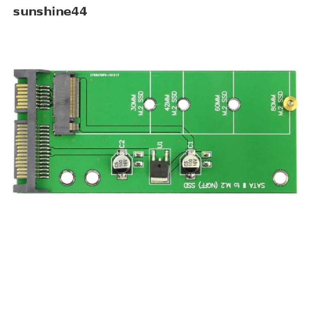 Sunshine Kartu Adapter Converter SATA Ke M2 NGFF SSD M.2 Ke SATA 3 III