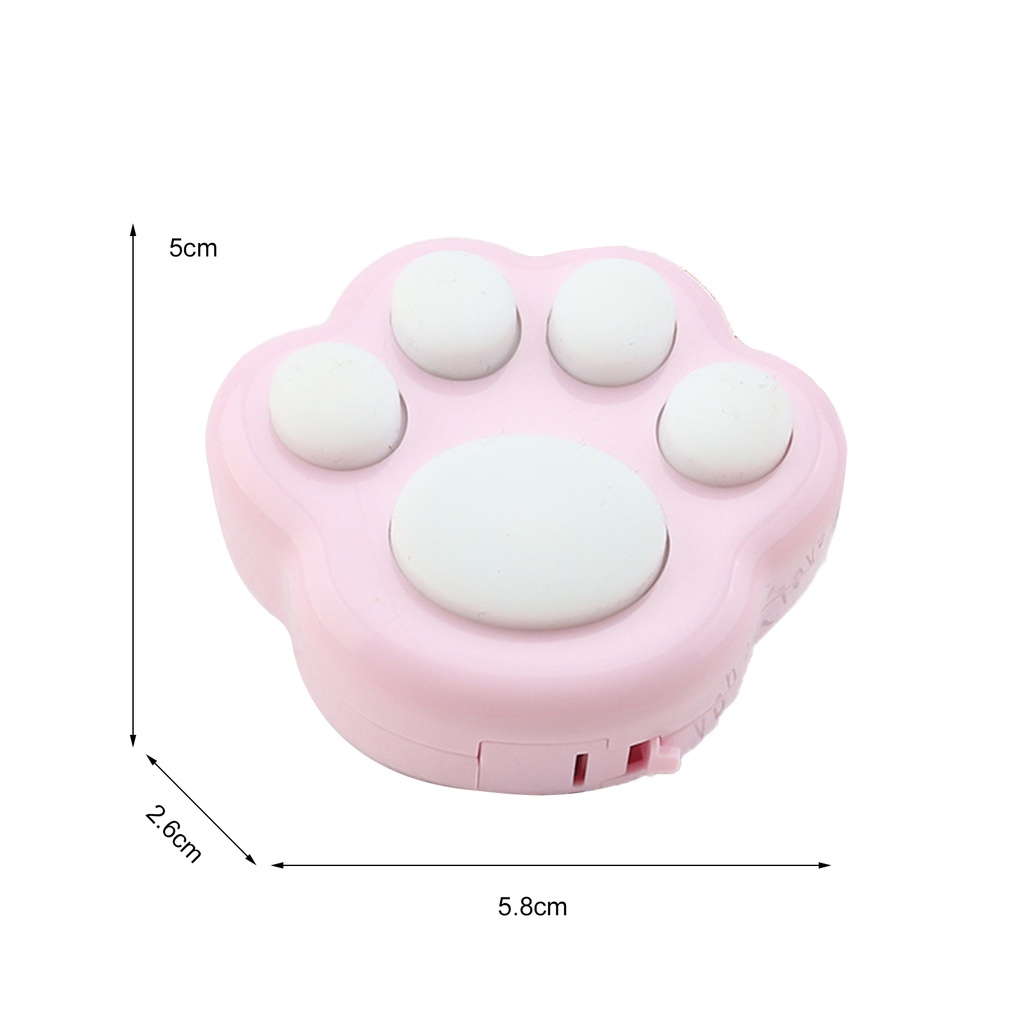 (Fr) Mini Fidget Toy Lovely Portable Funny Cat Paw Push Fidget Game Keychain