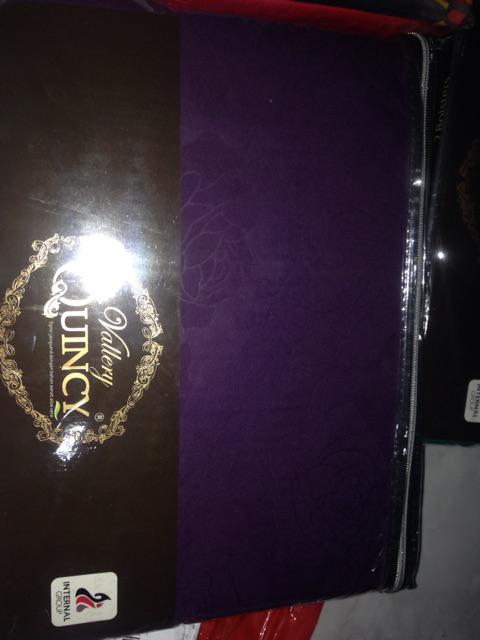 Sprei Vallery Quincy Uk.160x200, T.30cm Orange,darkred,lime,violet,opal,purple,pink,golden,tosca