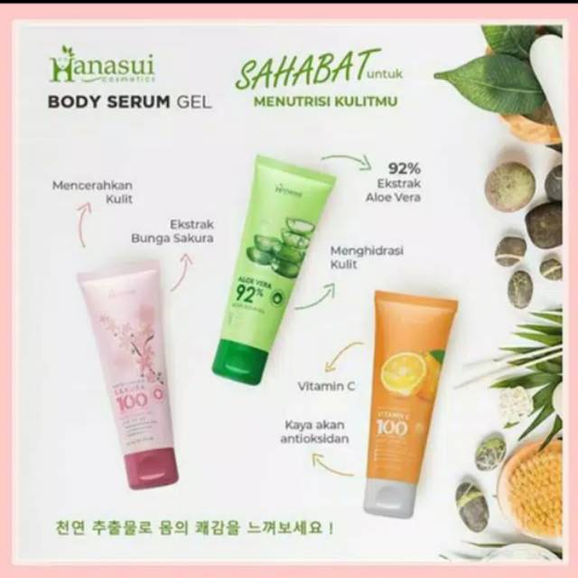 ❤️ HANASUI  Body Serum Gel 200ml