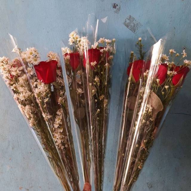 Buket Mawar 1 tangkai