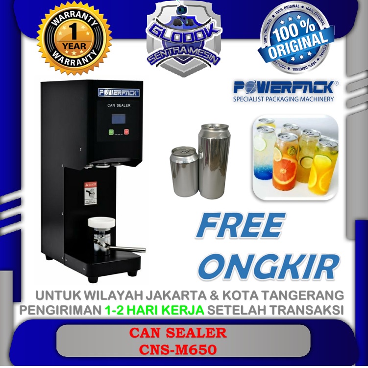 Mesin Can Sealer Tutup Botol Pet/Can Kaleng CNS-M650