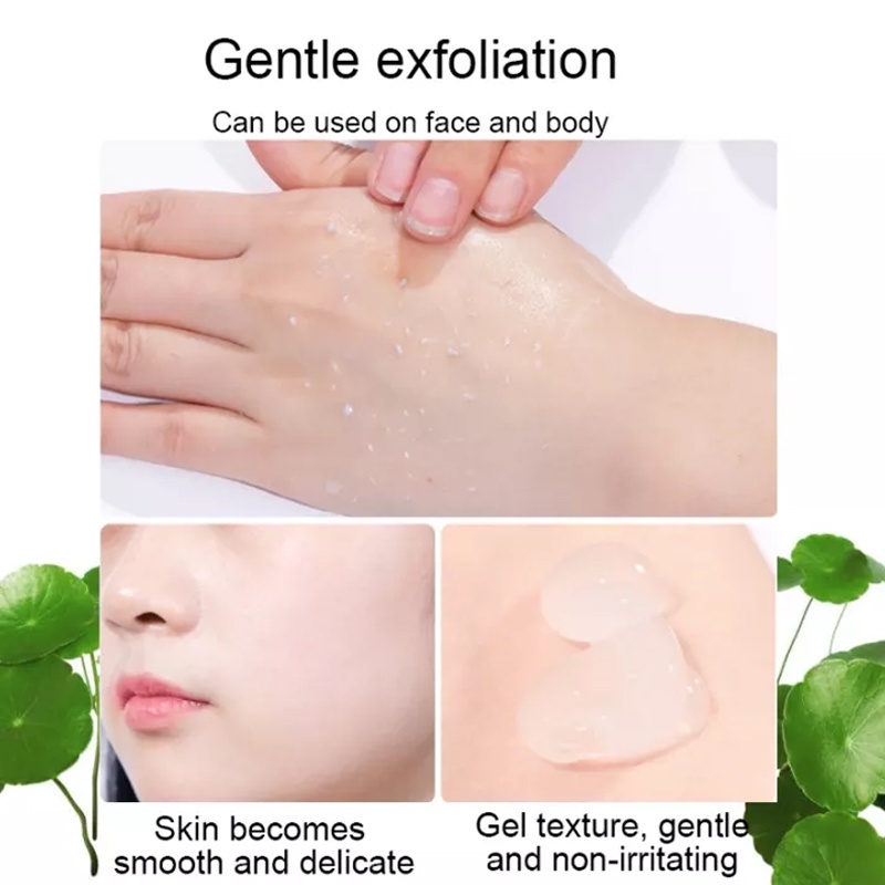 GIRLPAL 100g Centella Asiatica Peeling Gel Facial Body Exfoliating Brighten Skin Natural Moisturizer