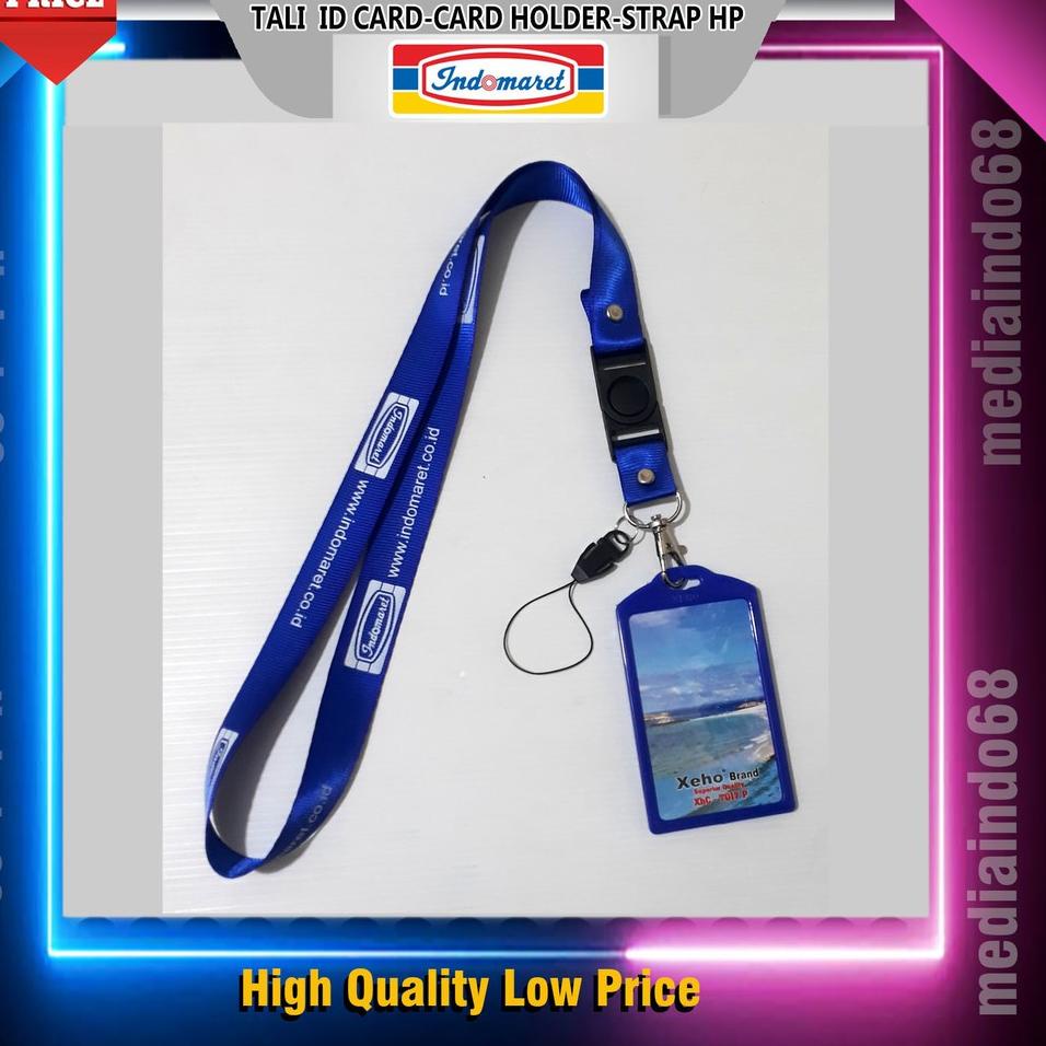 

[KODE BARANG X8491J] INDOMARET Lanyard ID CARD/Gantungan ID Card-Tali Strap (Paket Murah)