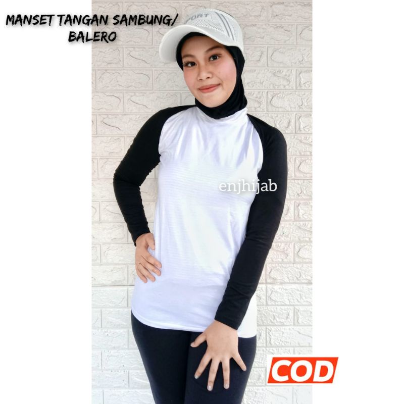 MANSET BOLERO/MANSET TANGAN SAMBUNG/MANSET TANGAN PANJANG/MANGSET TANGAN WANITA/MANSET SPANDEK