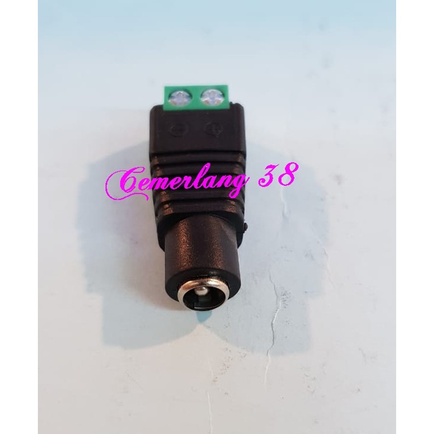 Jack DC CCTV Power Female / Connector Camera CCTV Betina / Jack DC kamera pengintai cewek cw