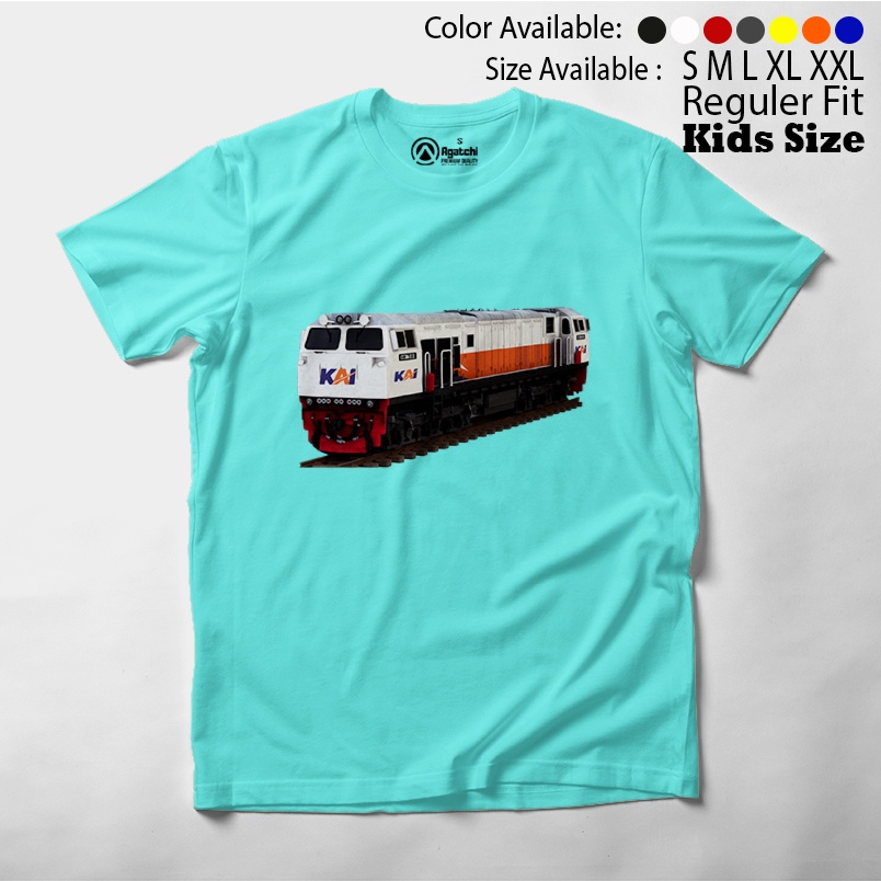 Baju Anak / Kaos Atasan Anak Laki Laki Kereta Api KAI CC206