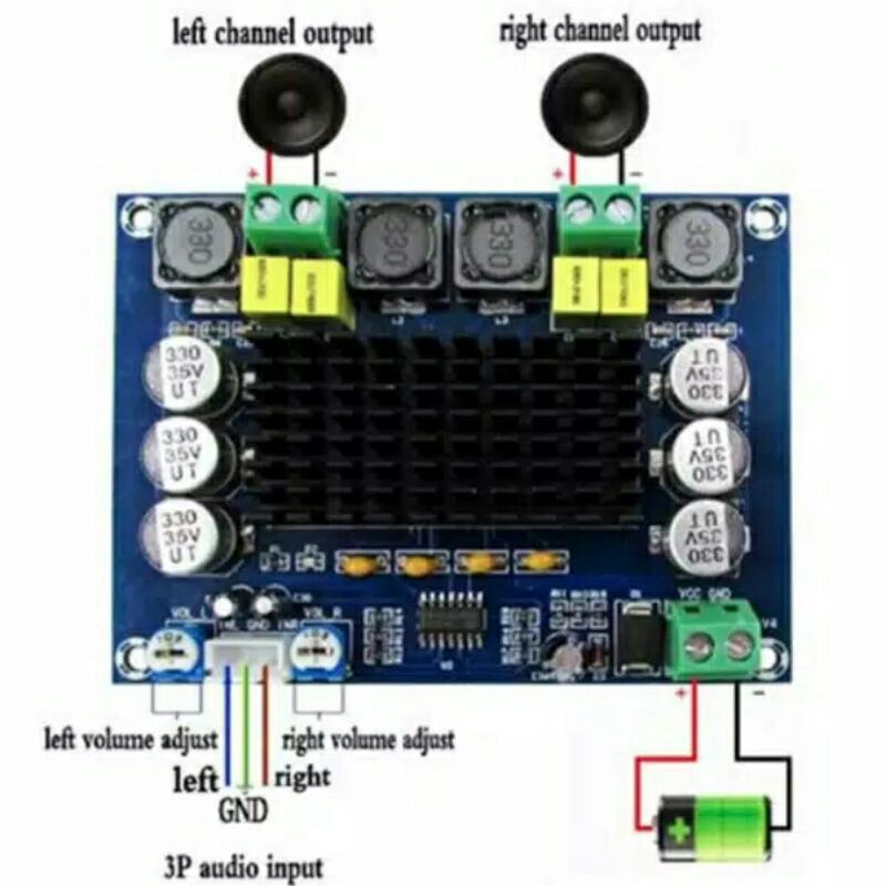 KIT TPA3116D2 TPA 3116 TPA3116 2x120W CLASS D POWER AMPLIFIER