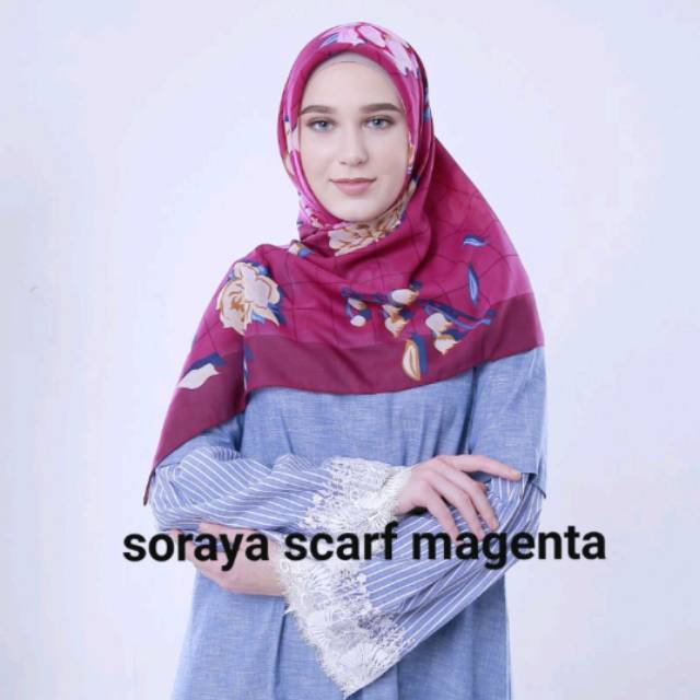 Zoya scarf-kerudung zoya segi empat