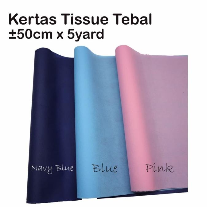 

AKSESORIS PERNIKAHAN KERTAS TISSUE TEBAL 50CM X 5 YARD - PAPER - KERTAS KADO - BUNGA PERLENGKAPAN PESTA CRAFT