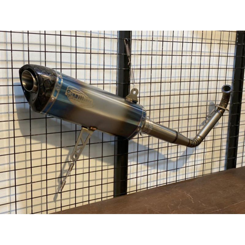 knalpot villan type mv1 blue yamaha xmax