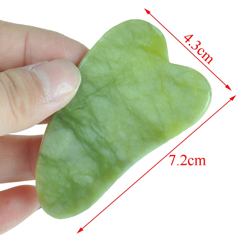 (LUCKID) Alat Pijat Gua Sha quartz Alami Untuk Wajah / Tubuh / spa