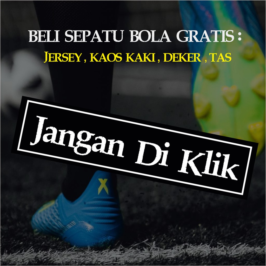 ADIDAS SEPATU BOLA LAPANGAN PRIA DEWASA BONUS KAOS KAKI,DEKER ,TAS ,JERSEY,CELANA