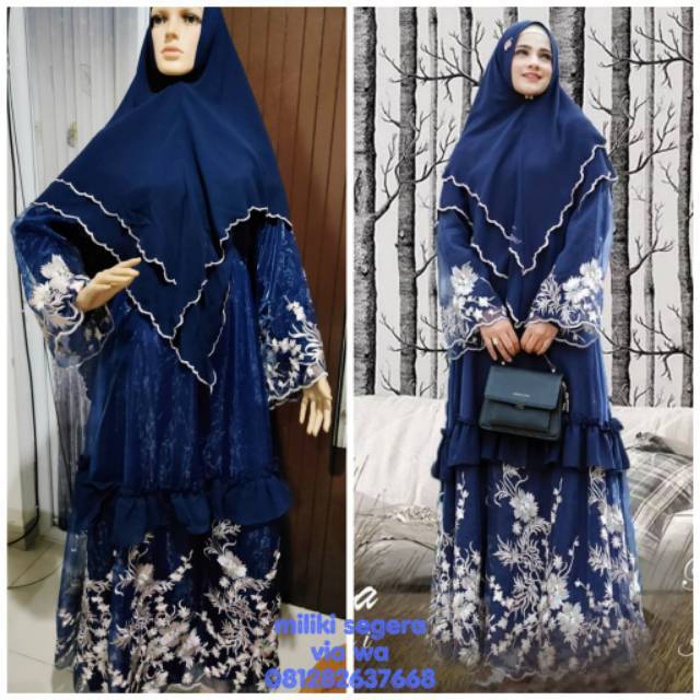 Syari Pesta Mewah Busui bisa sampai Ld110 AZEEZA SYARI by Bunga's Fashion