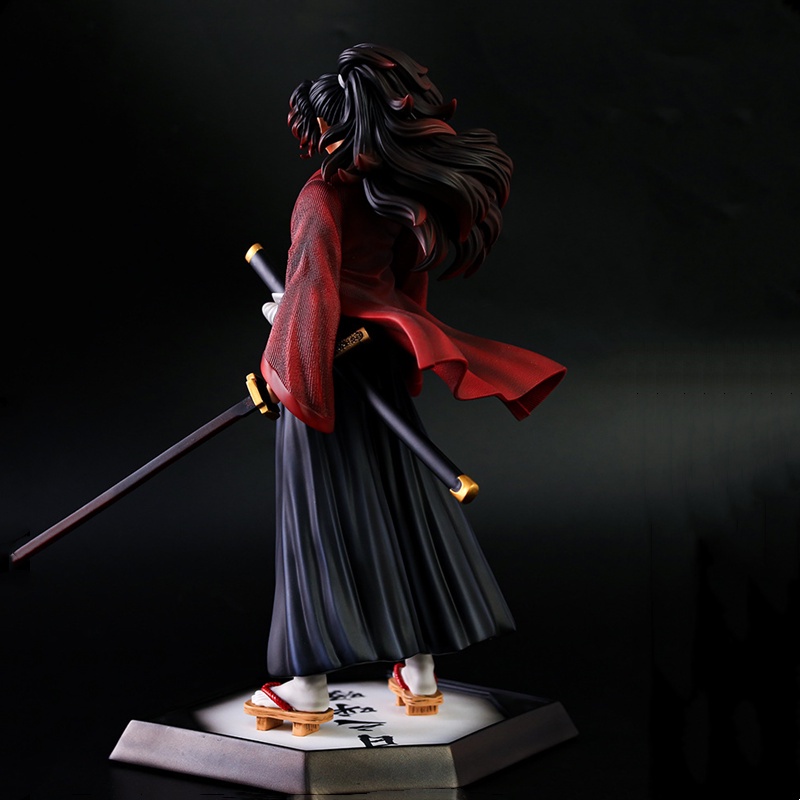 Mainan Action Figure Model Anime Demon Slayer Kimetsu No Yaiba Tsugikuni Yoriichi Tanjirou Ukuran 30cm Untuk Hadiah Anak Laki-Laki