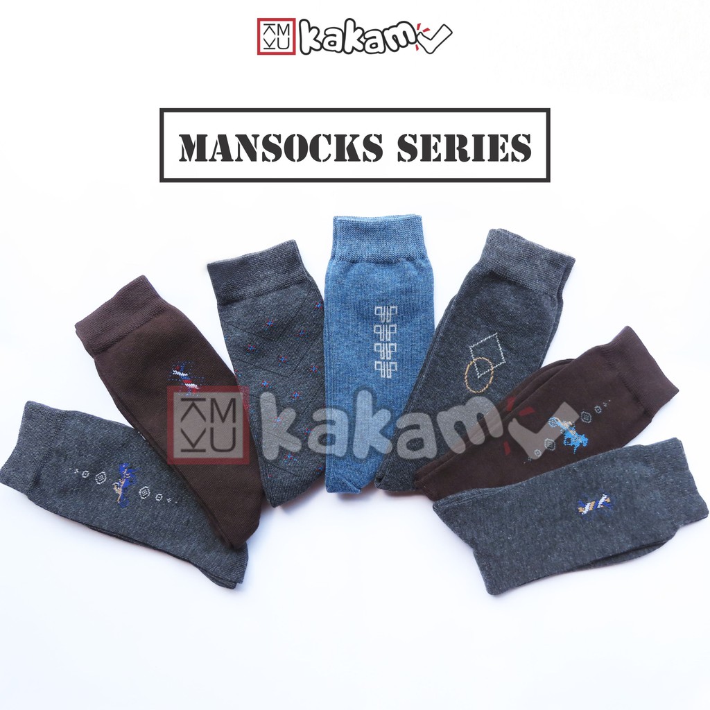 Kakamu Kaos Kaki Pria Murah /mansock motif premium Kaos Kaki Kantor Formal 2