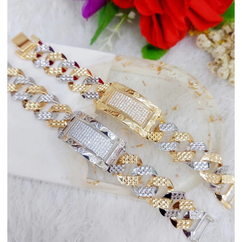 Xuping gelang plat besar 2