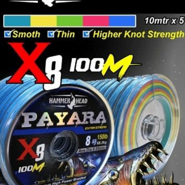 senar pancing pe hammerhead payara pilihan pe 1 1.5 2.0 2.5 - 2.5