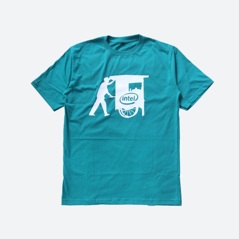 KAOS COSTUM INTEL BAKSO/KAOS KEKINIAN ORIGINAL PREMIUM/KAOS DISTRO/TSHIRT KEREN/BAJU DISTRO ORIGINAL