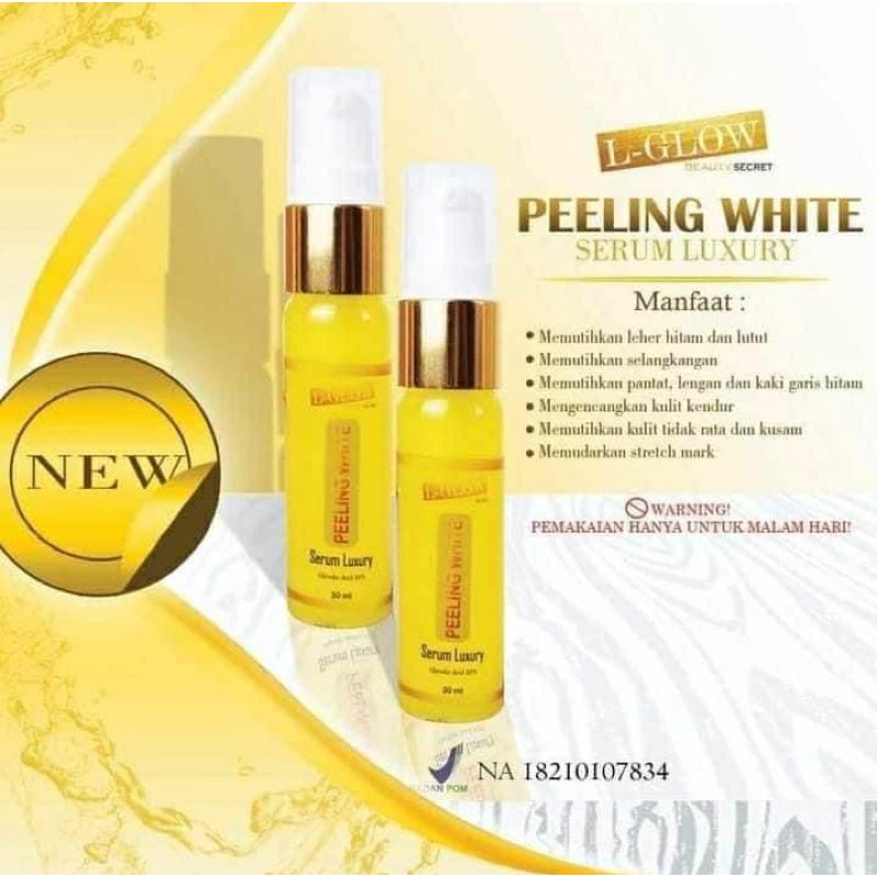 serum peeling lux white lglow serum pemutih