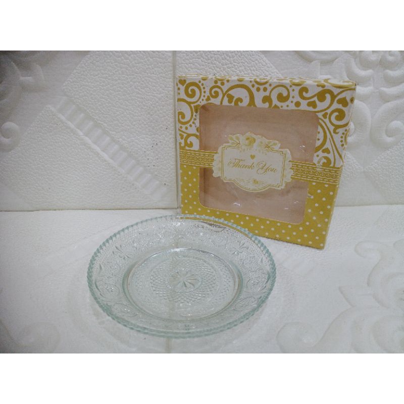 Souvenir Piring Kecil/Piring Pisin/Piring Tatakan Gelas