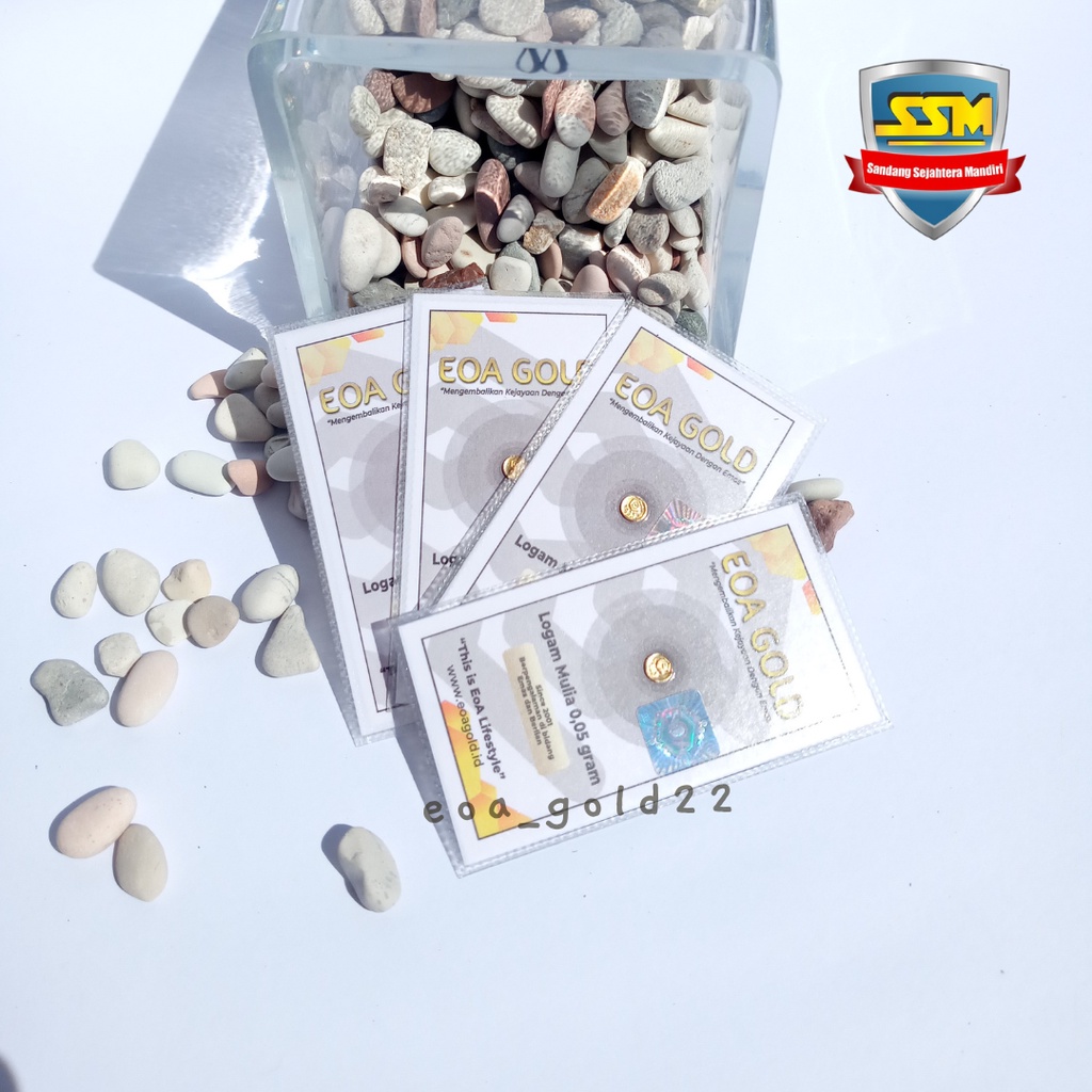 EOA GOLD 0,1 GRAM EMAS EOA GOLD EMAS MURNI EMAS BATANGAN EMAS MINI EMAS LOGAM MULIA EOAGOLD EMAS ANT