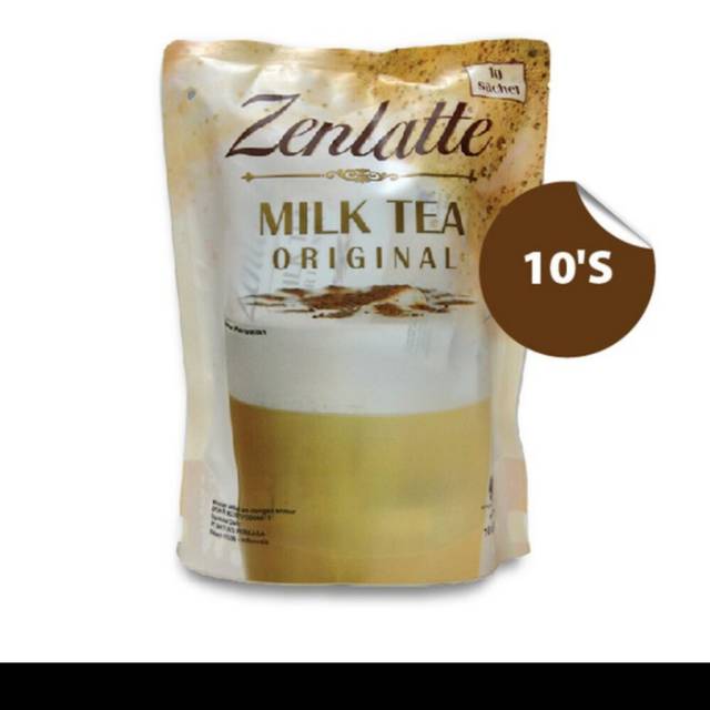 Minuman Zenlatte Matcha atau milk tea 1 pouch 20 gram