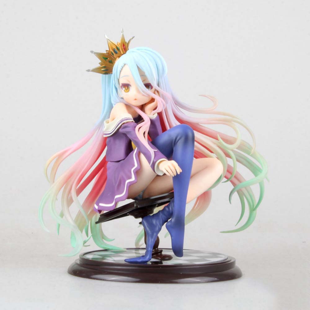 Lanfy Mainan Action Figure Model Anime Shiro No Game No Life Untuk Dekorasi Meja