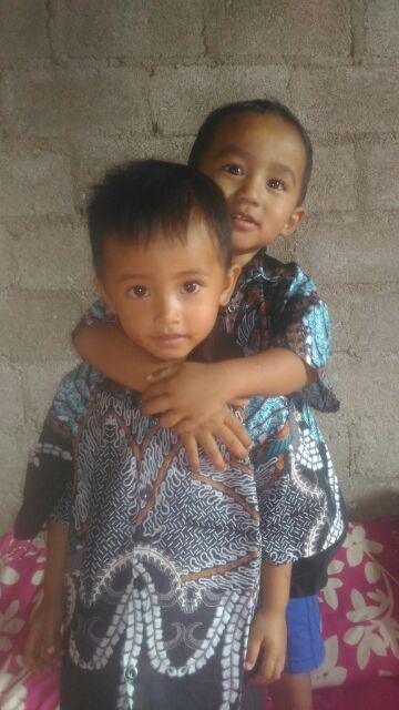 Batik Couple Keluarga Sania Ruffle Ori Ndoro Jowi Dnt Madu
