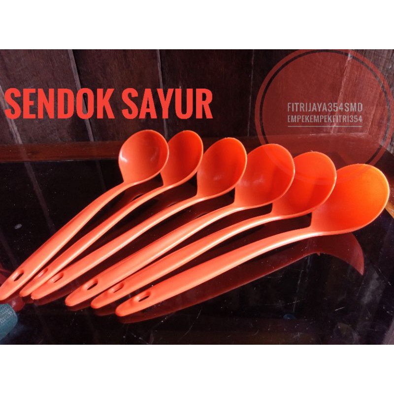 Sendok sayur sop buah SENDOK SHOPEE / entong sayur bahan plastik bahan BPE anti panas