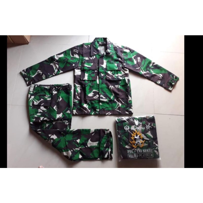 Baju PDL Velbet Wool Platinum Trimatra