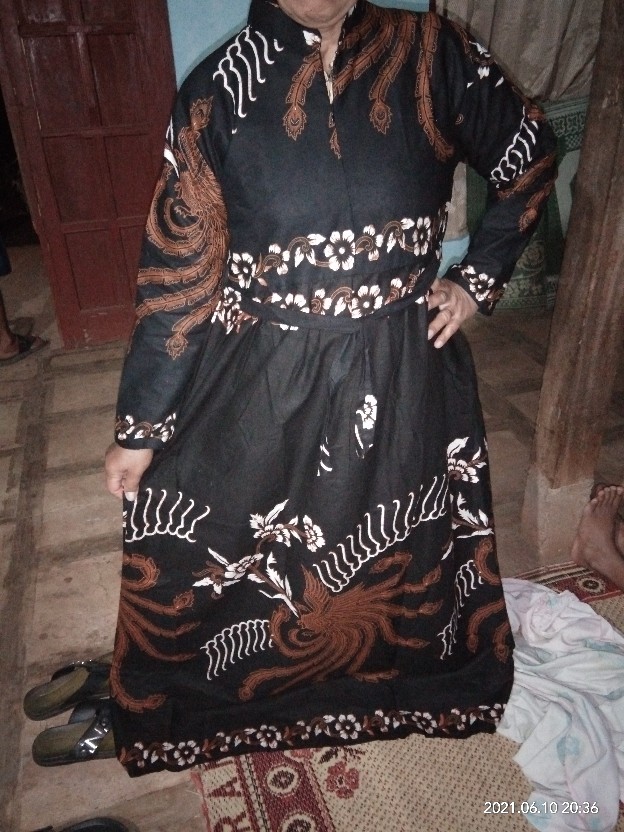 Maura Couple - Sania Ruffle Batik Couple Ori Ndoro Jowi Dnt Garansi Termurah Seharga Rp62.000 -