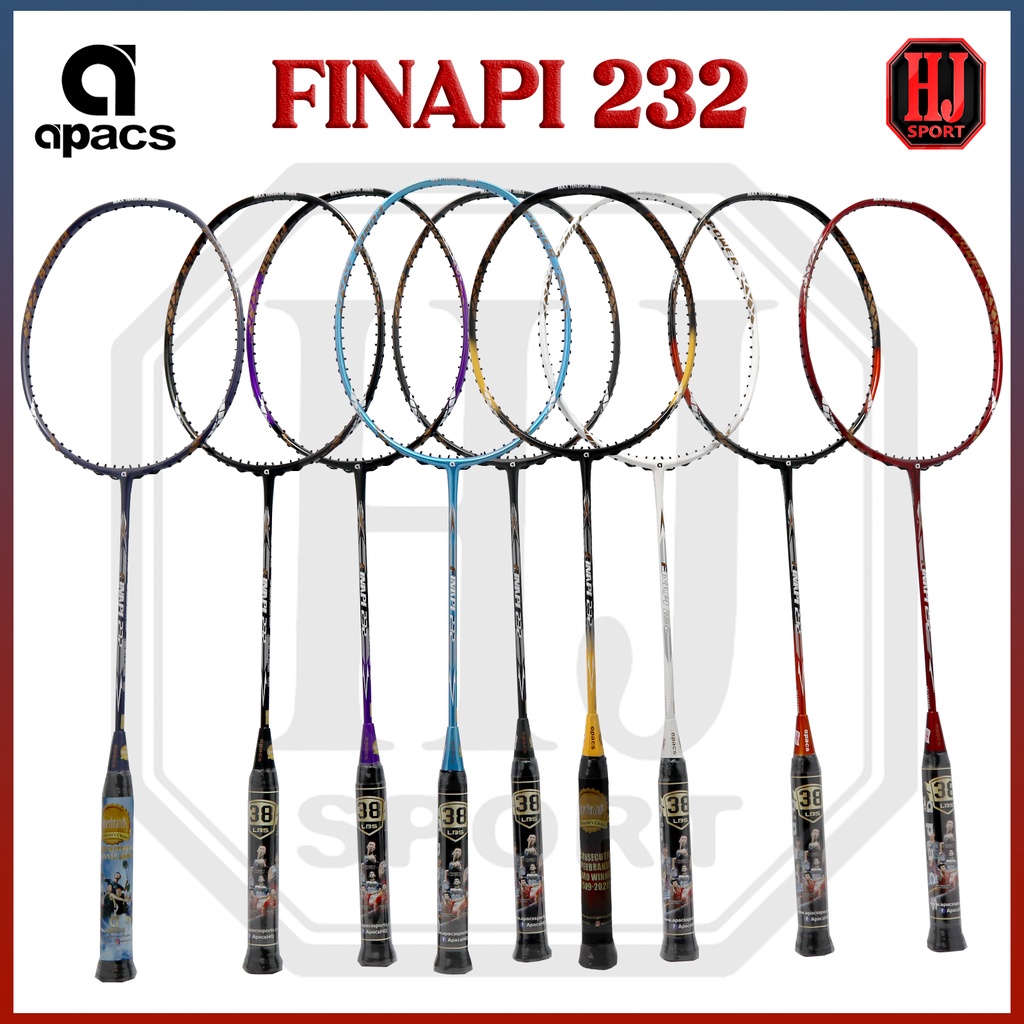 Raket Badminton Original Apacs Finapi 232 Bonus Senar dan Tas